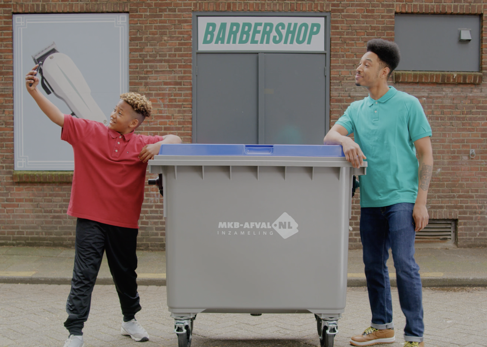 Morgen nog een rolcontainer op de stoep