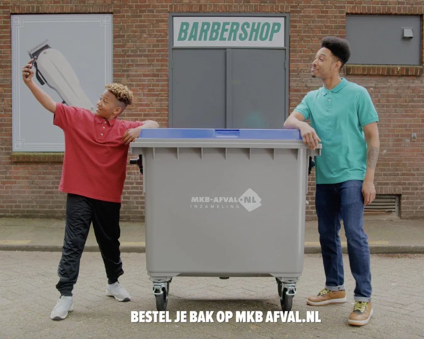 Morgen nog een rolcontainer op de stoep