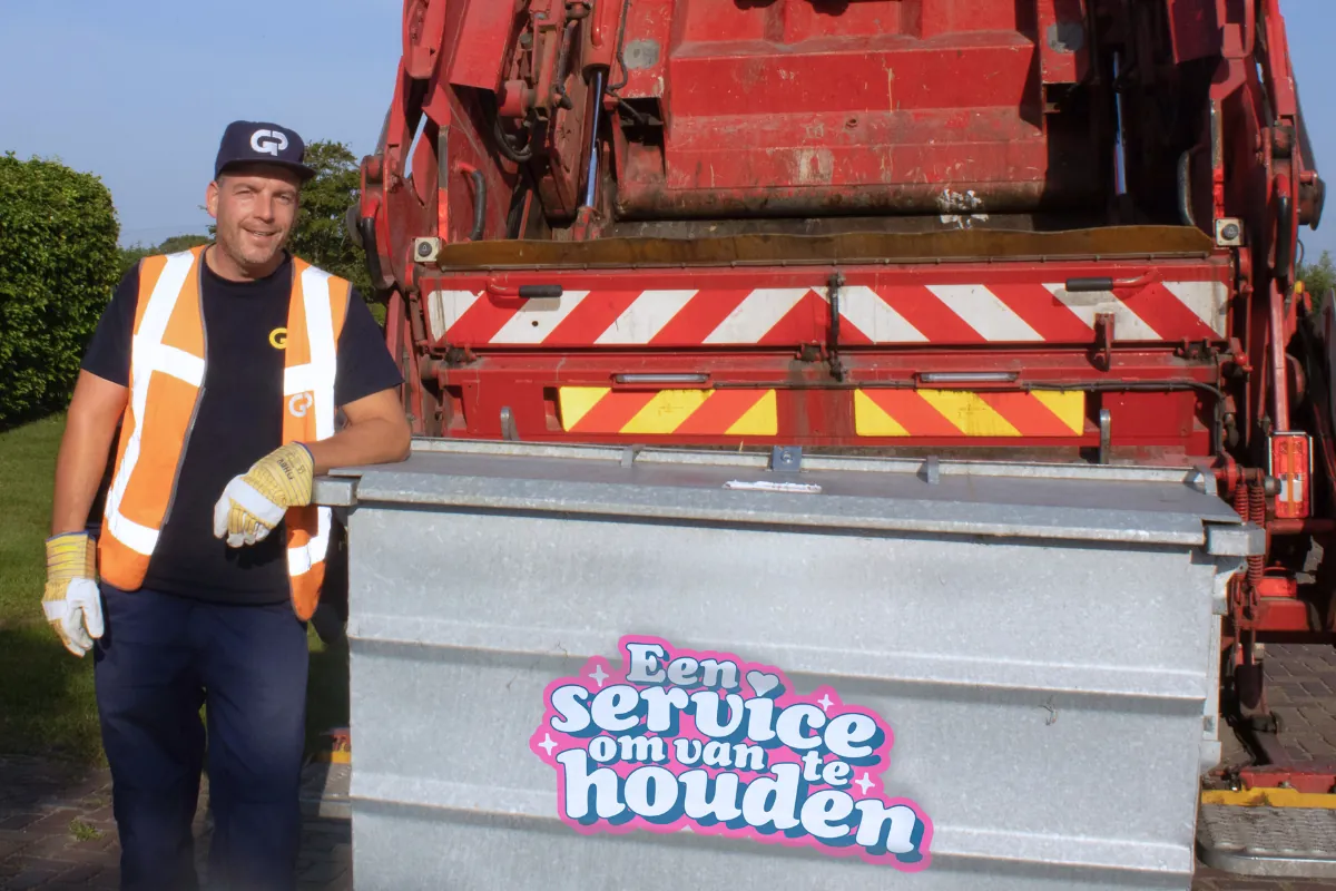 De chauffeurs van MKB-afval